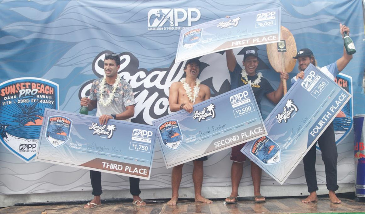 sunset beach pro 2019 finals podium