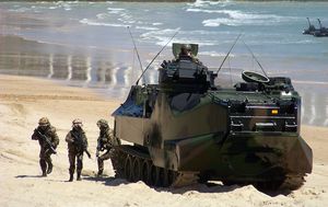 AAV-7_en_Santander2-Amphibious-Assault-Vehicle