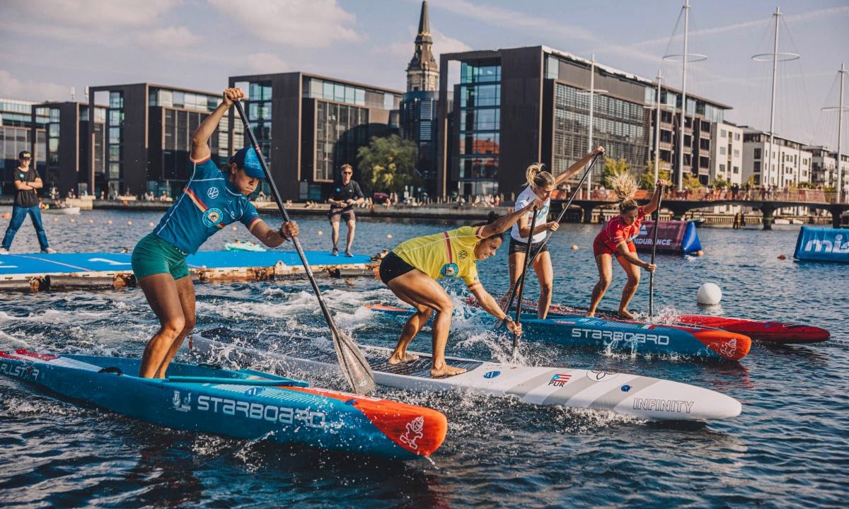 Womens SUP Sprint Race Final Photo Pablo Franco