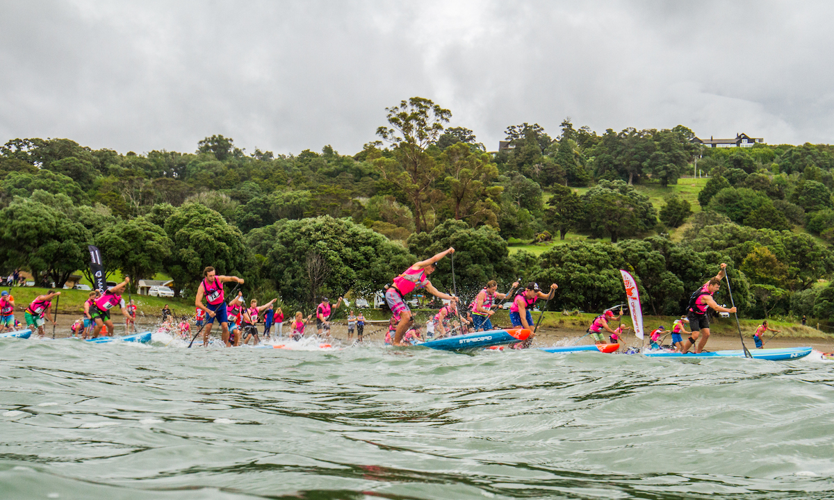 nz sup nationals 2017 18k race start