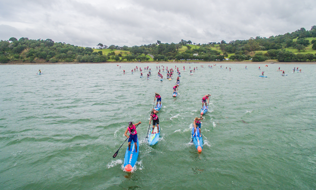 nz sup nationals 2017 race start aerial