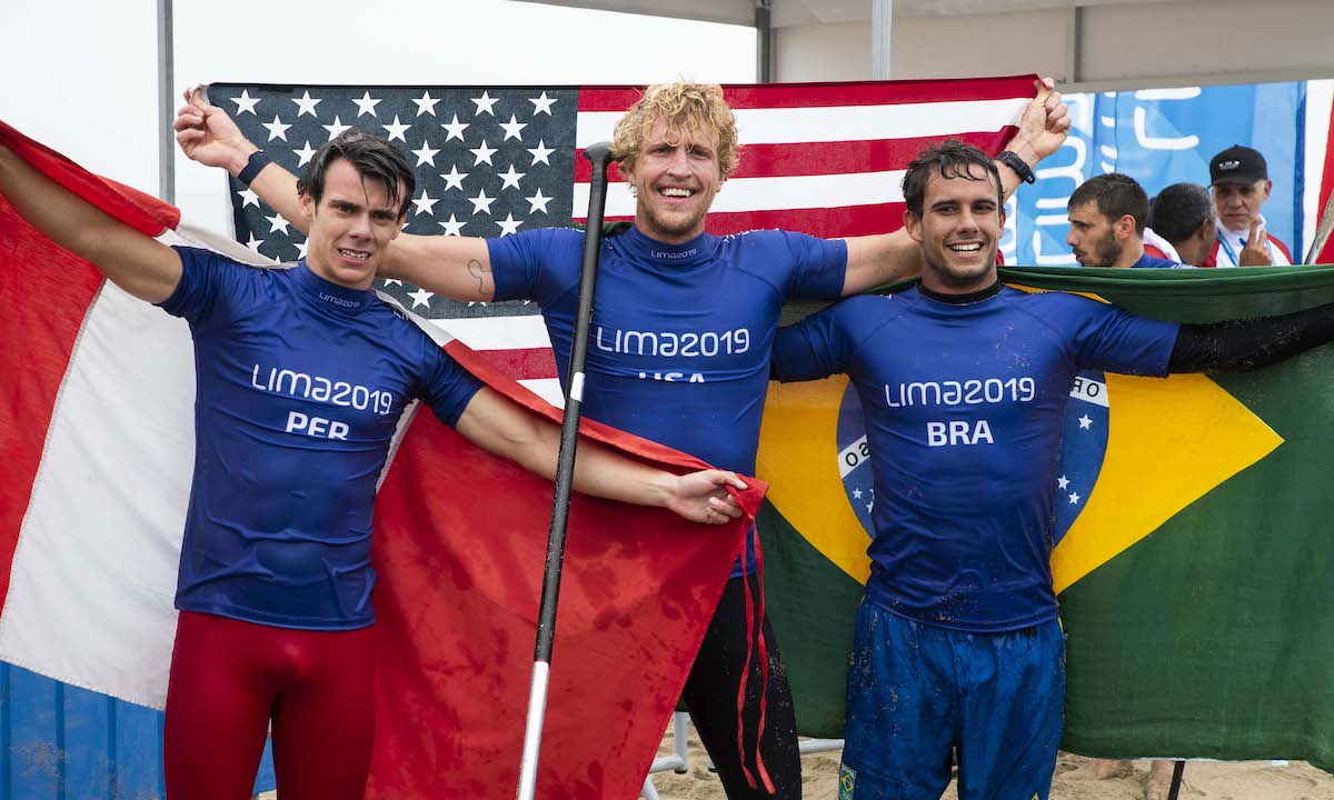 Men SUP medalists