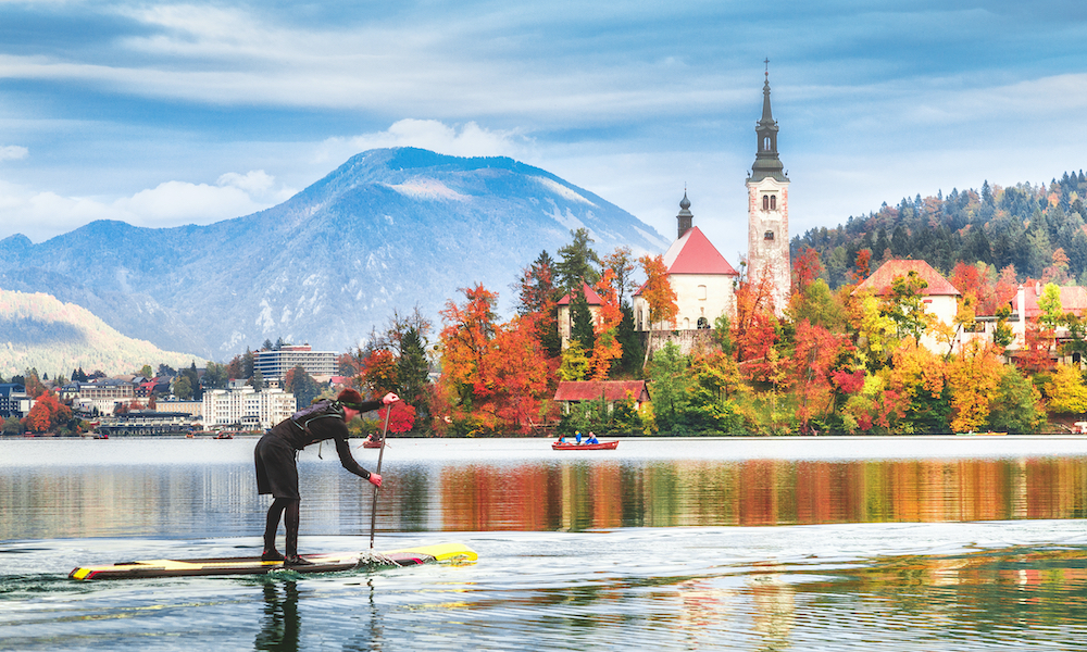 SUP Lake Bled, Slovenia