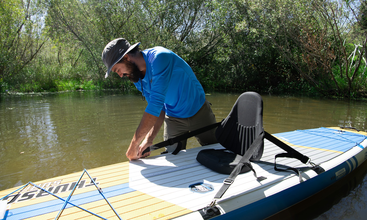 SUP fishing seat