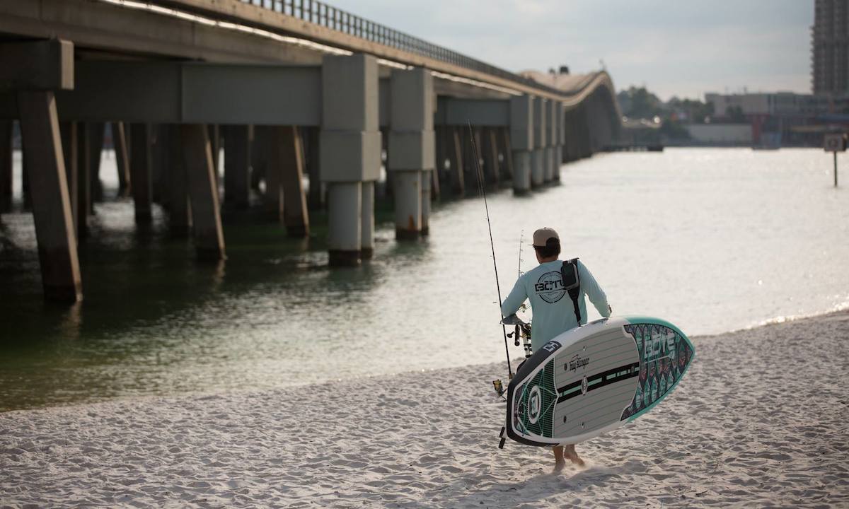 hunter harlow sup fishing tips