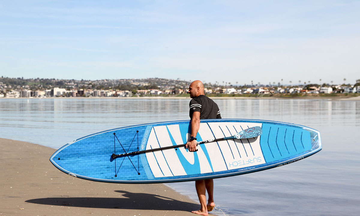 best all around standup paddle board 2020 surftech chameleon 3