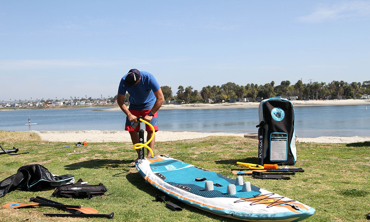 best beginner standup paddle board 2020 body glove porter 3