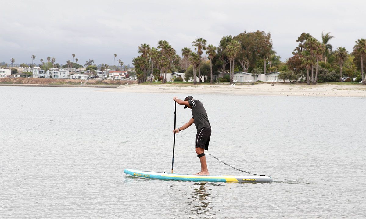 best inflatable standup paddle board 2019 body glove navigator 4