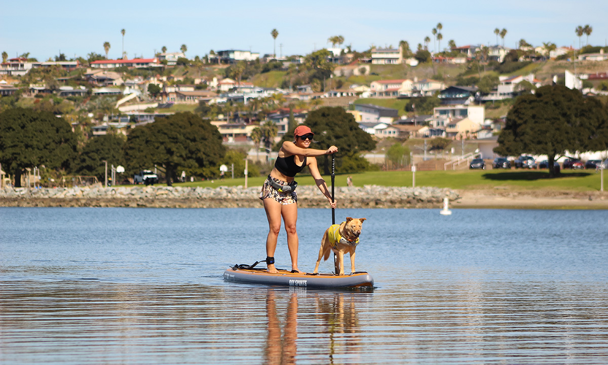 best touring standup paddle board 2022 bay sports wood look