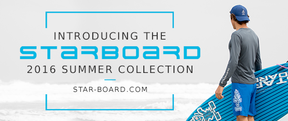 starboard 2016 summer apparel