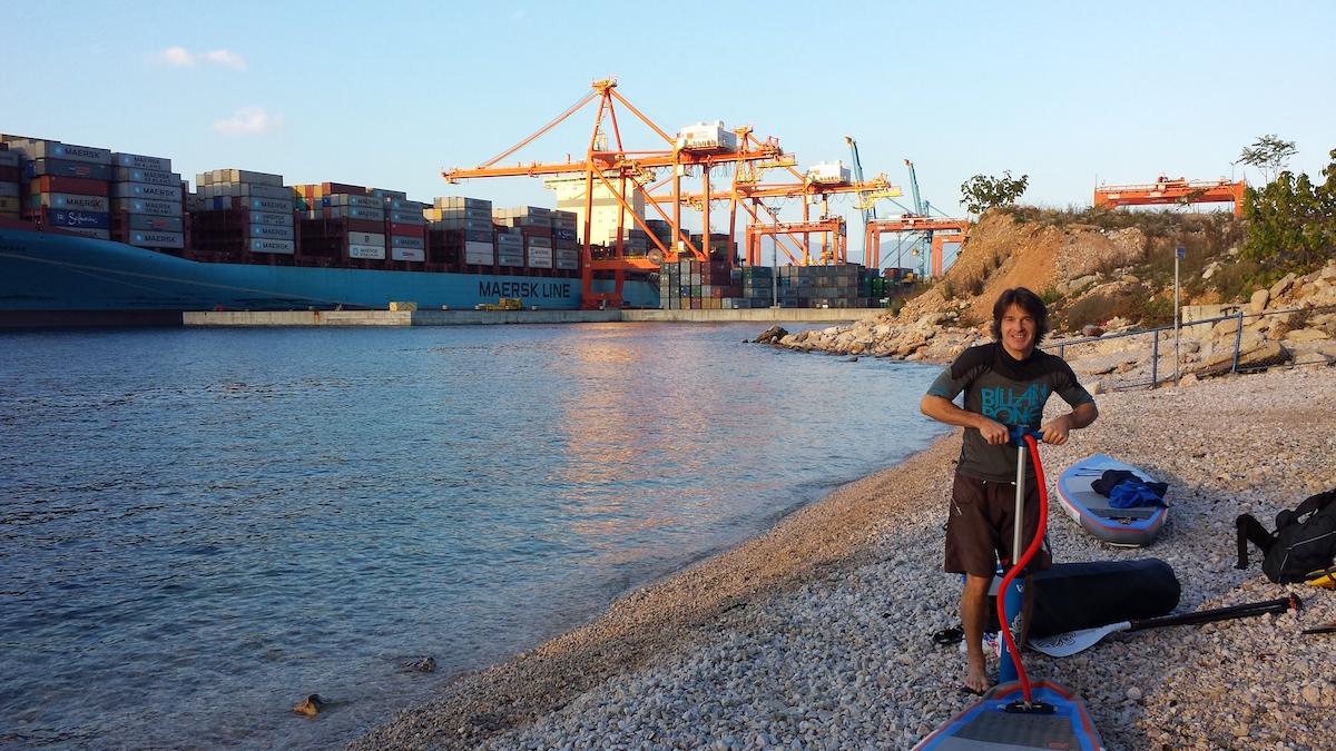 Pumping rijeka harbour