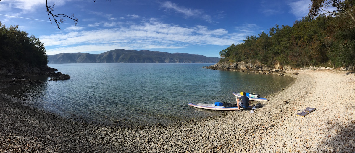 krk island sup slovenia paddleboarding