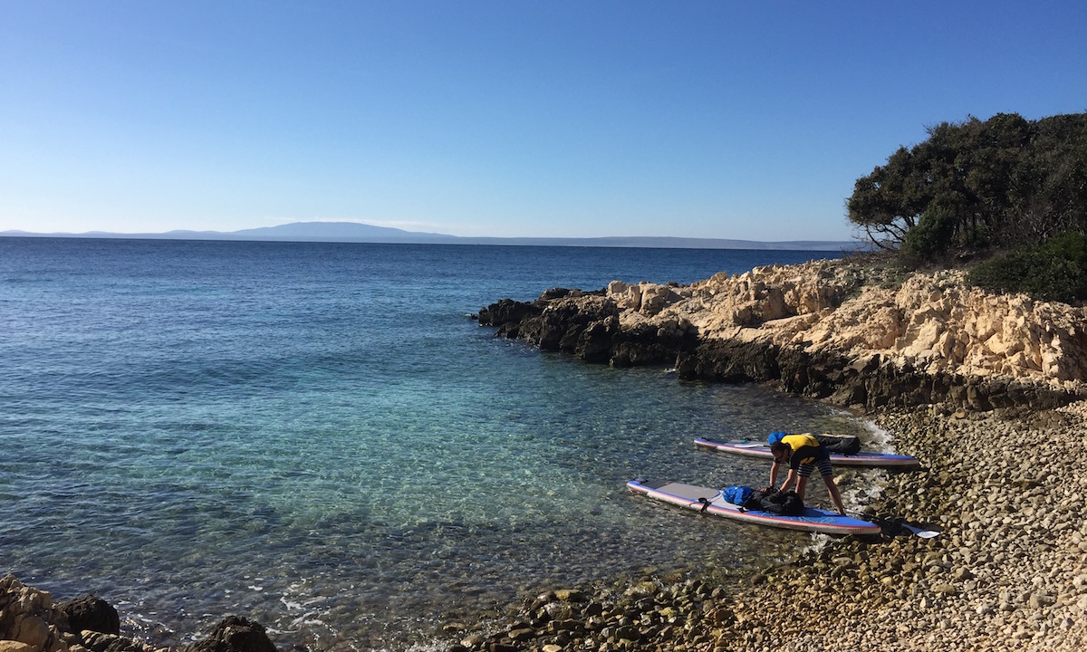 krk island sup tour croatia