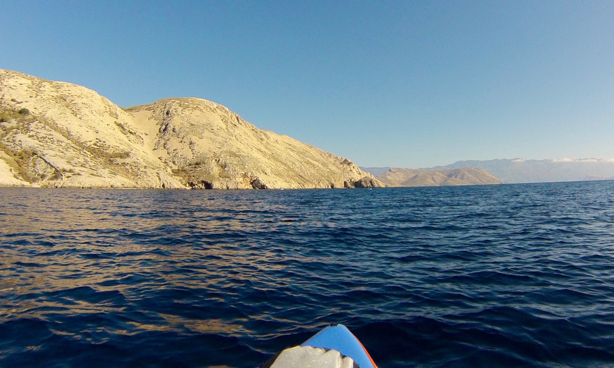 krk prvic island croatia paddleboarding