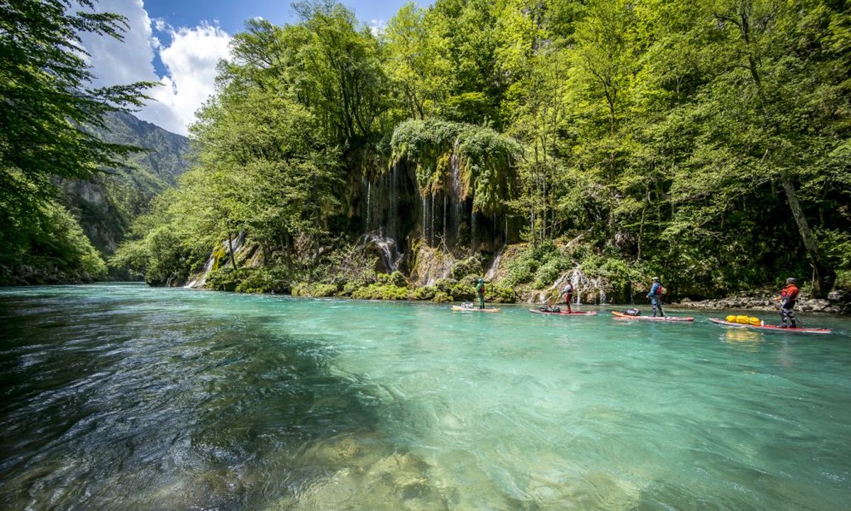 First SUP Descent Of Europe's Deepest Canyon walls