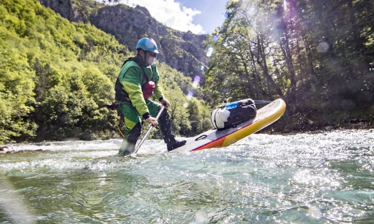 First SUP Descent Of Europe's Deepest Canyon whitewater2