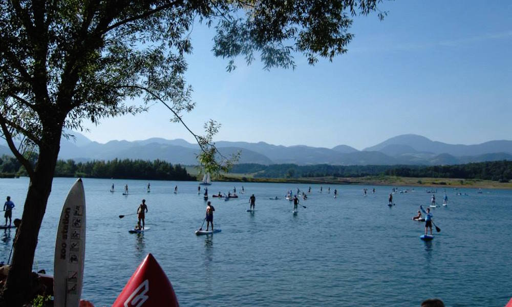 Lake Velenje SUP National Championship Photo by Vanja Matjaz