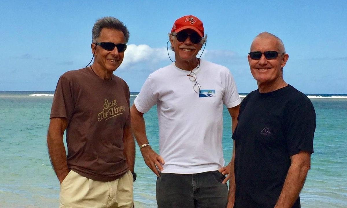 The All Star crew of Surf to 100 Felipe Pomar Tom Woods Jeff Hakman 