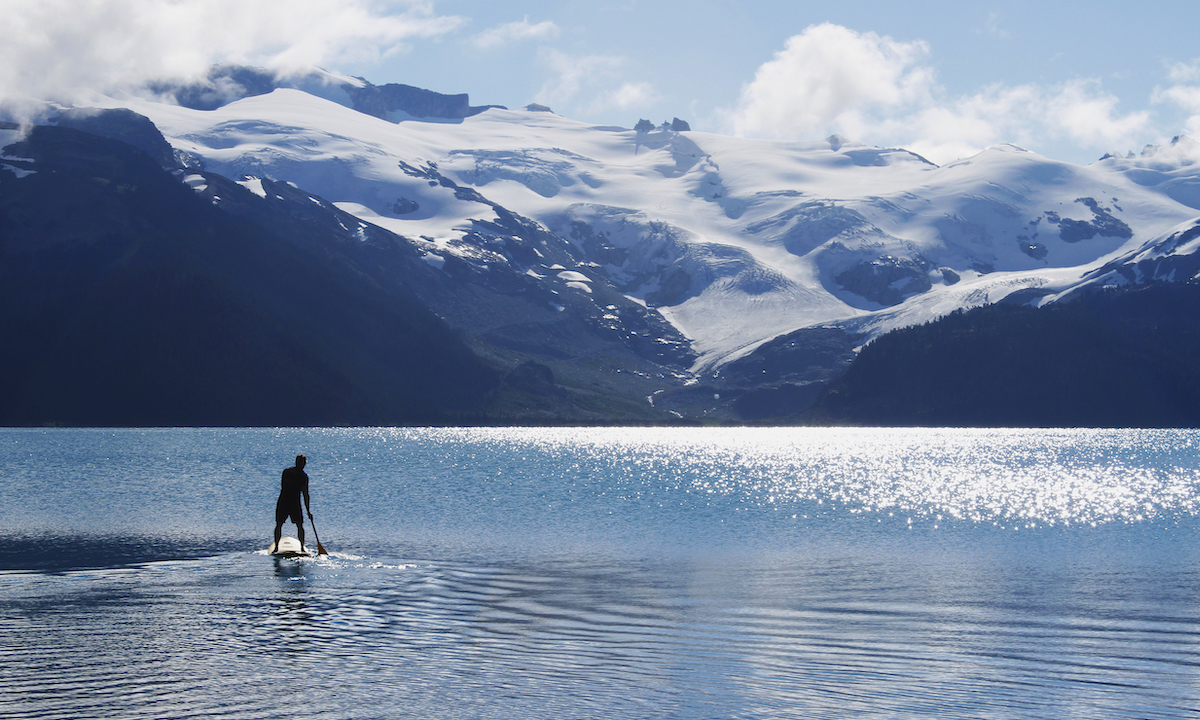 Jamie Baxter on Garibaldi Lake