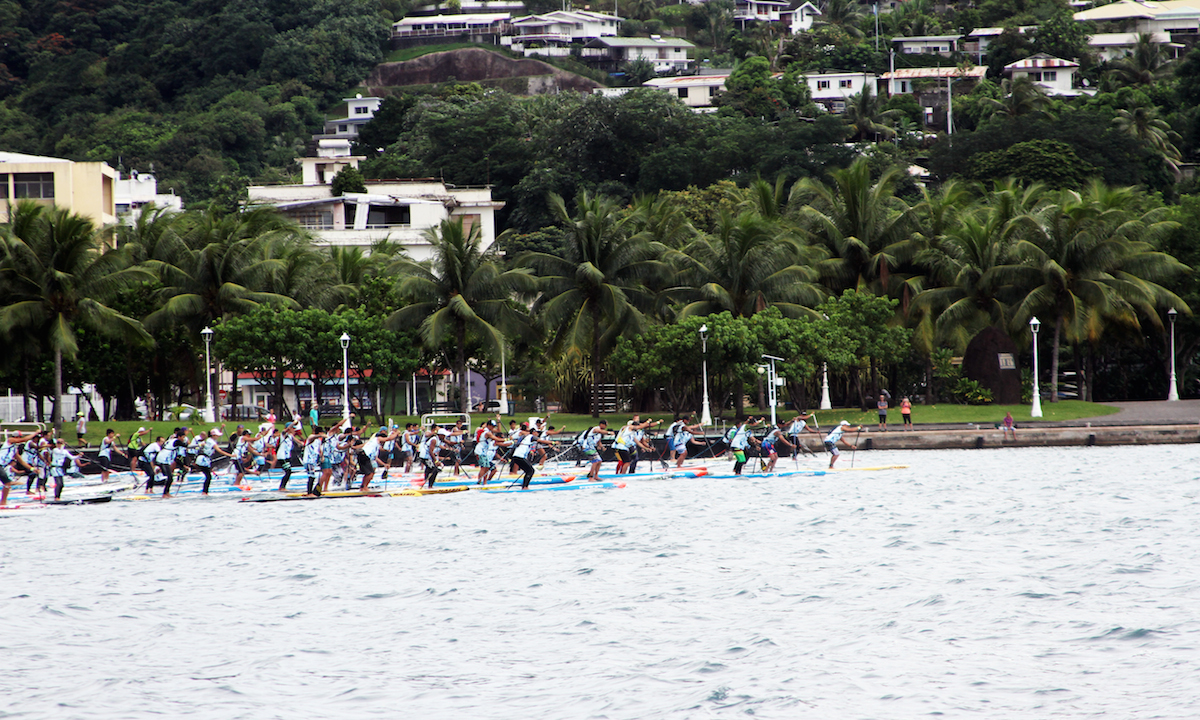 air france paddle festival 2017 lagoon start