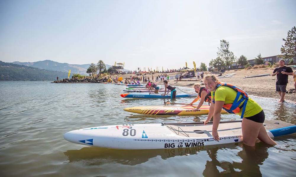 gorge paddle challenge 2018 groms georgia schofield photo