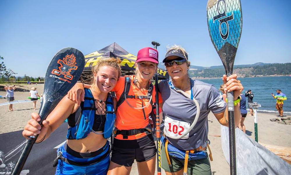 gorge paddle challenge 2018 women downwind georgia schofield photo