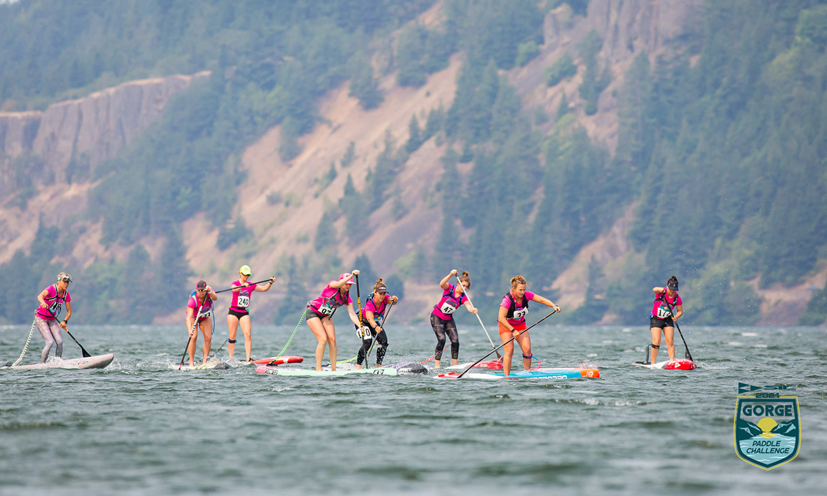 gorge paddle challenge 2021 elite downwind women