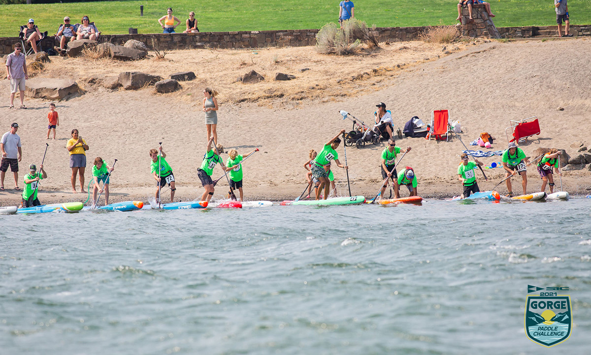 gorge paddle challenge 2021 kids race boys