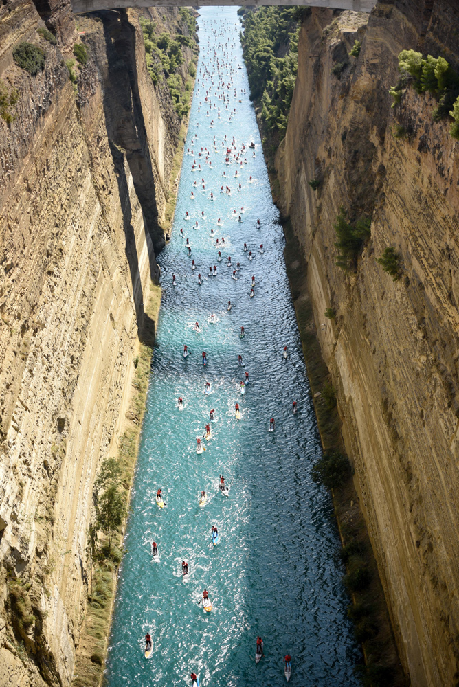 2018 corinth canal sup crossing 2