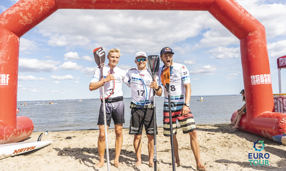 denmark sup race 2021 men podium