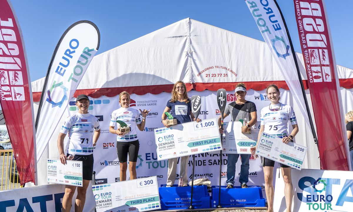 denmark sup race 2021 women podium