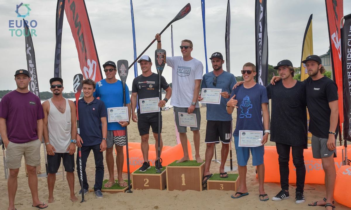 hossegor paddle games 2017 men podium