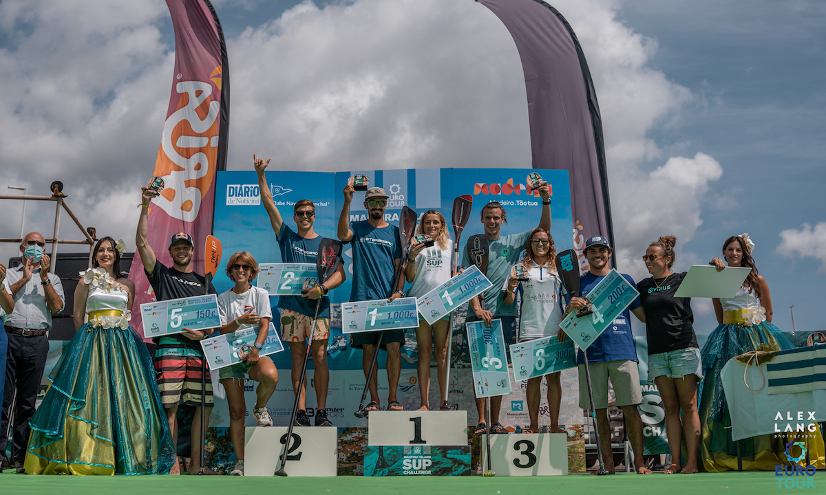 2021 madeira sup challenge podium