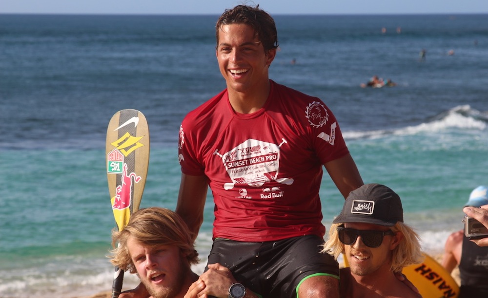 kai lenny wins sunset beach pro 2015