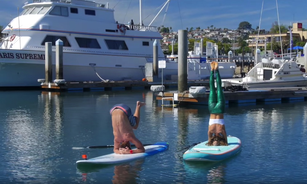 sup yoga advanced pose headstand