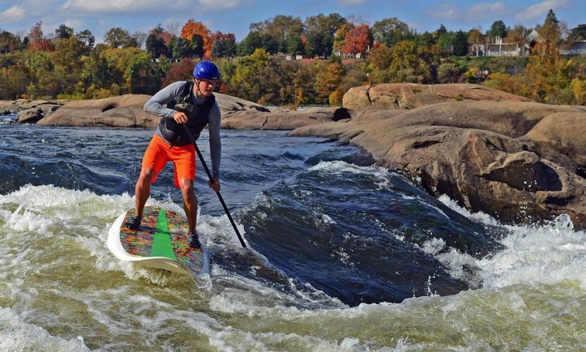 river sup wipeouts and rides