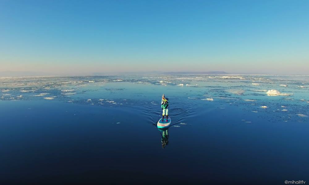 paddle boarding russia video