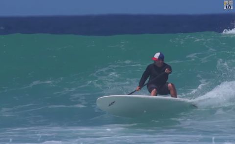 Paddleboard Surfing With Mike Simpson