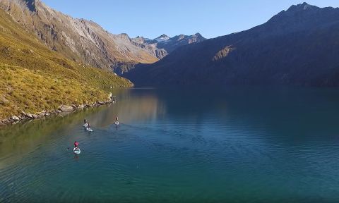 Discover a remote mountain lake in Wanaka, New Zealand.