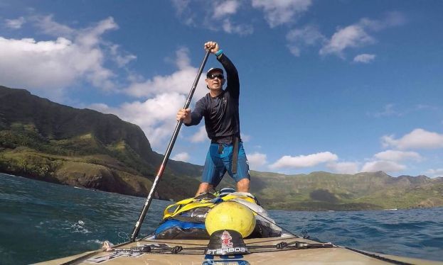 Bart de Zwart embarks on his first crossing from Hiva Oa to Fatu Hiva. | Photo courtesy: Bart de Zwart