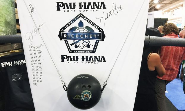The team at Pau Hana demonstrated their new Ricochet™ technology at the 2015 Outdoor Retailer Show.