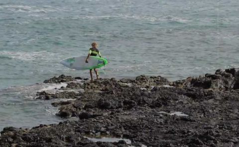 Iballa Moreno in the Canaries