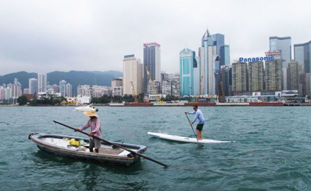 First Round Hong Kong Island by SUP