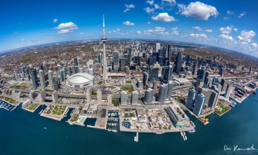 Toronto, Canada from above. | Photo: Don Komarechka