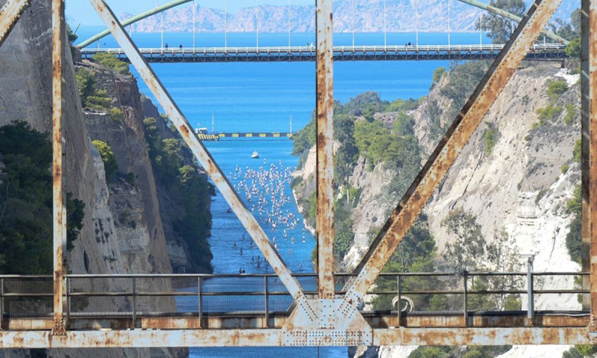 Photo Courtesy: Corinth Canal SUP Crossing 2017