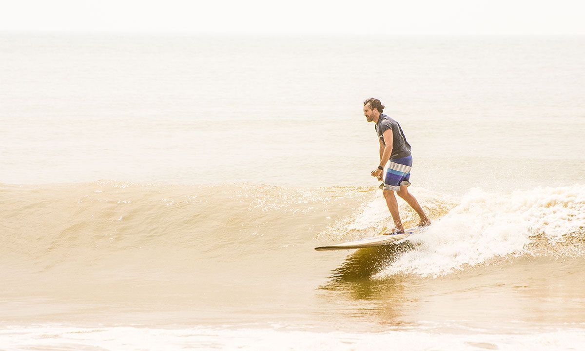 Franz Orsi SUP surfing in Sri Lanka. | Photo courtesy: Franz Orsi