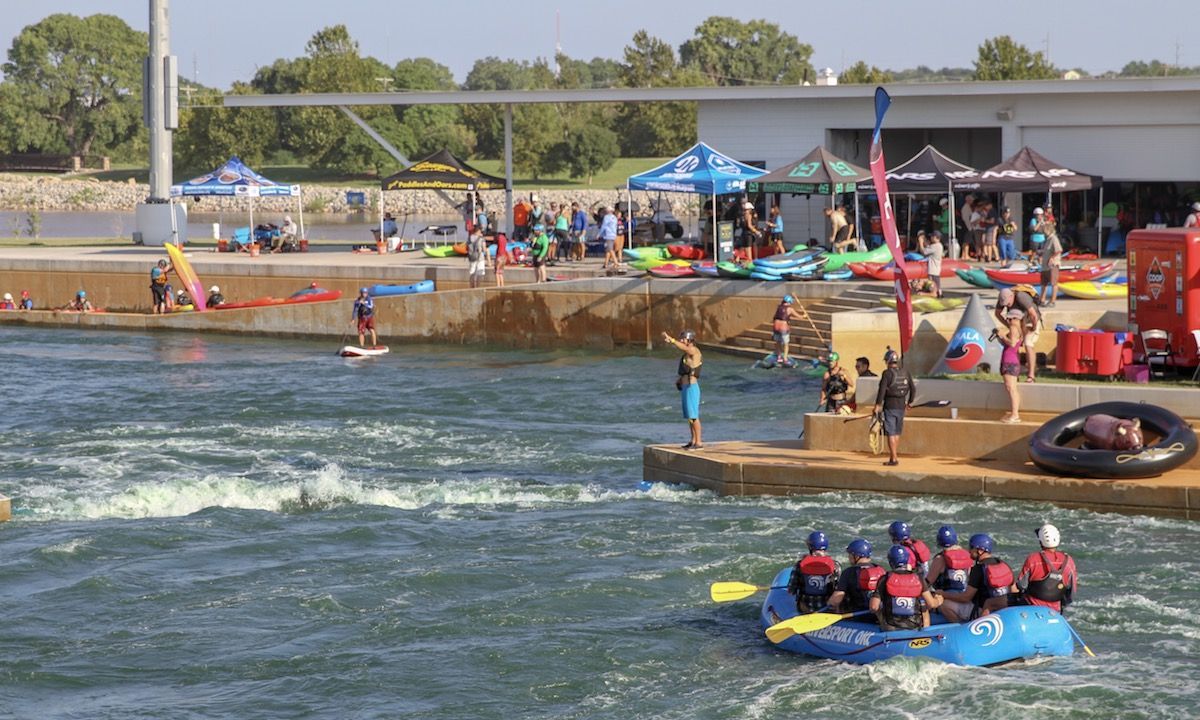 Demo Zone at 2018 Paddlesports Retailer. | Photo Courtesy: Supconnect