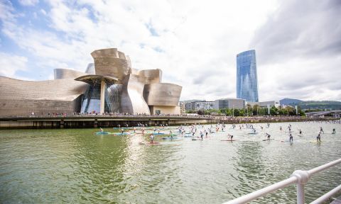 6th annual Iberdrola Bilbao World SUP Challenge in the Basque Country of Spain. | Photo: Paddle League / Georgia Schofield