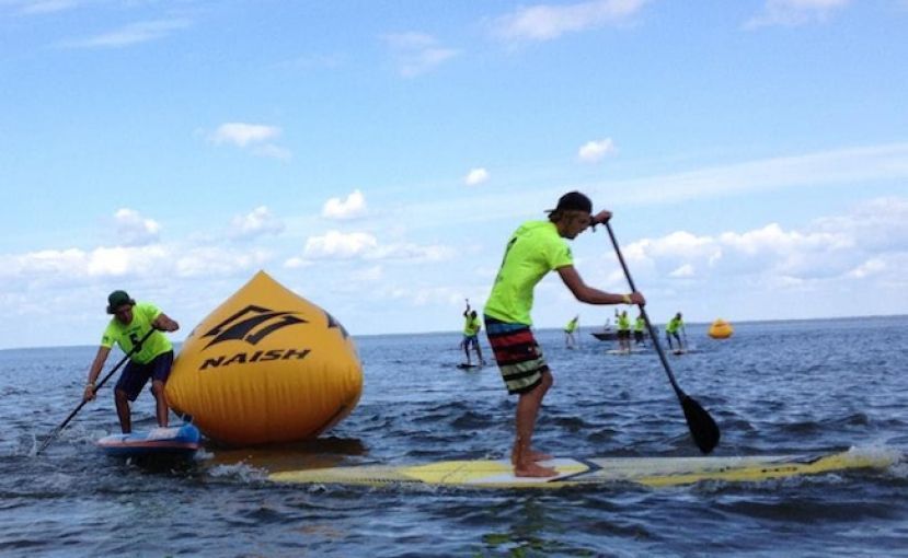 Casper Steinfath at the Bilbao SUP Challenge. 