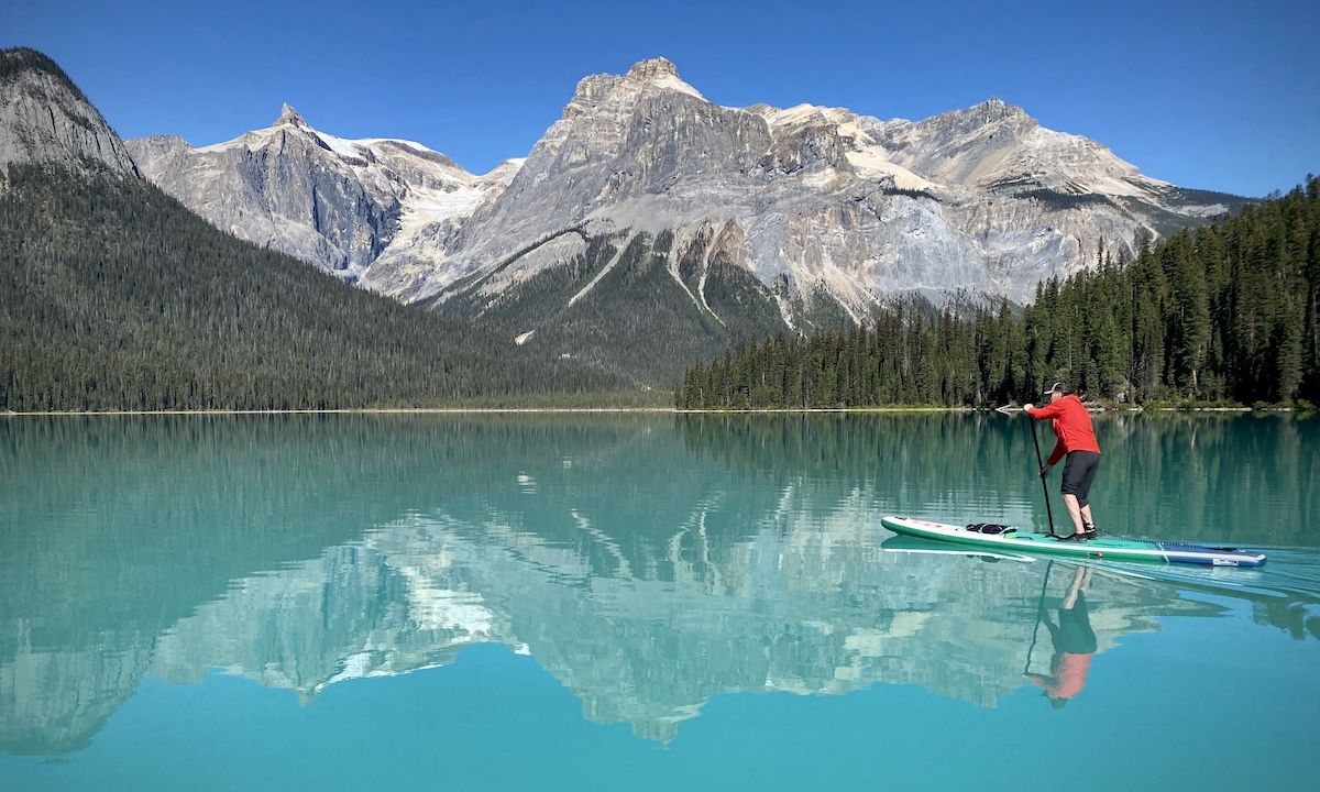 "Glassy waters of early fall."